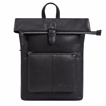 "Niagara" Mochila Rolltop de Couro 