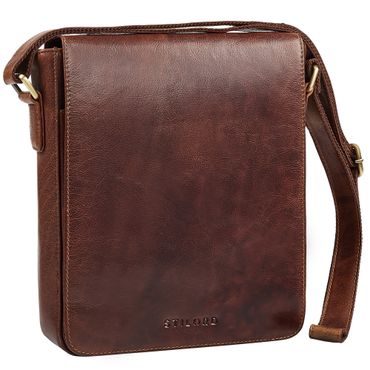 Cosmo Vintage Leren Schoudertas Heren Grote Crossbody Tas Cosmo Vintage Leren Schoudertas Heren Grote Crossbody Tas