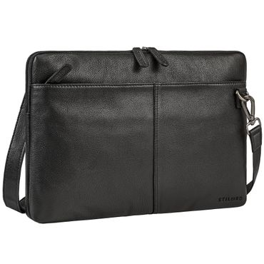 Graham Grote Leren Laptoptas 15.6 Inch Dames & Heren met Afneembare Schouderriem