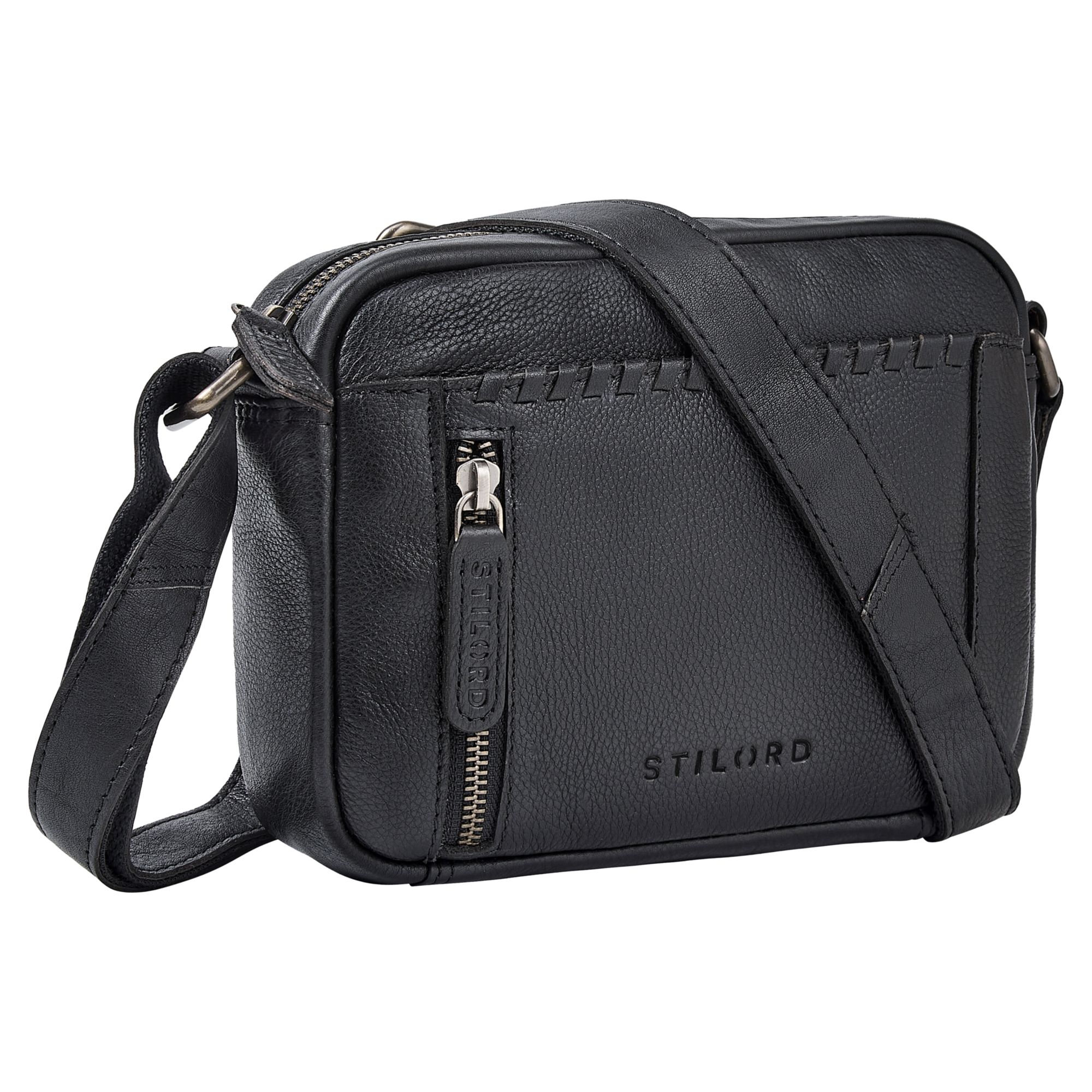 STILORD 'Joy' 3-in-1 Vintage Shopper Leer Handtas Dames Grote Tas Echt Leren Schoudertas Vrouwen Lederen Tas voor Werk Winkelen Vrije Tijd Laptop Kleur:cannes - bruin