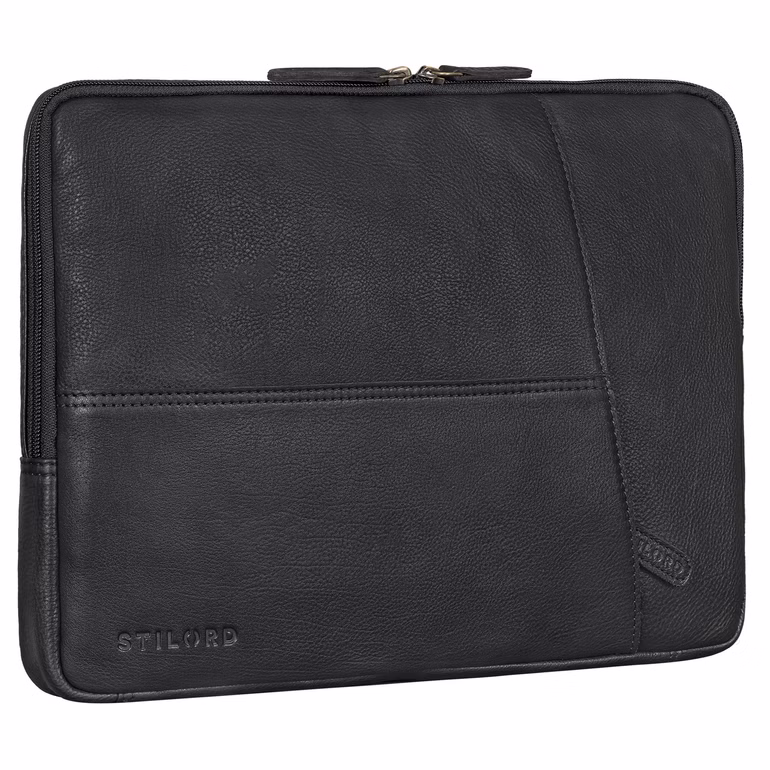"Cannes" Vintage Leather Laptop Sleeve 15 15.6 16 Inch for Men