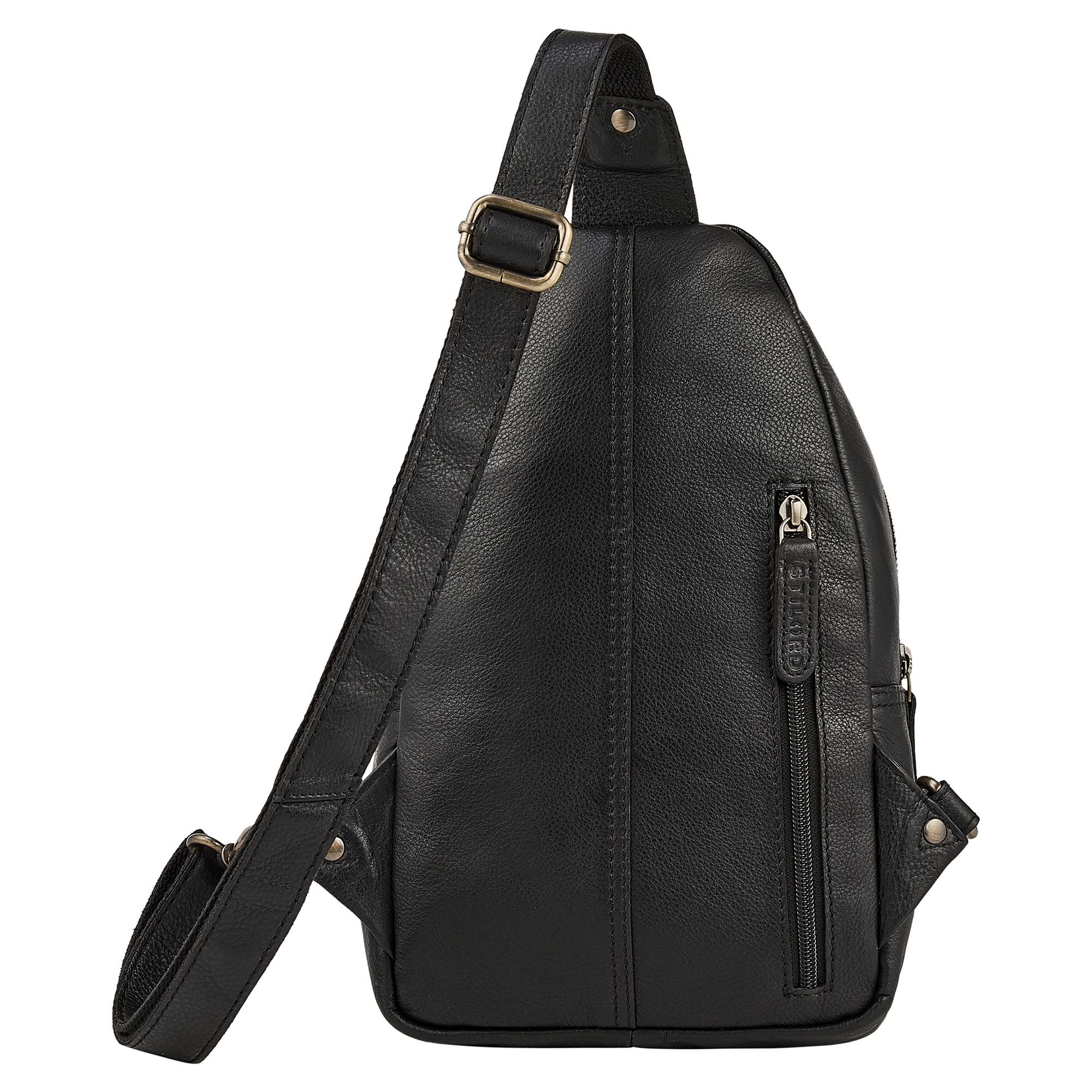Montego 2 En 1 Grande Bolso Pecho Hombre de Piel Genuino