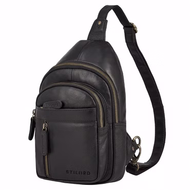 "Montego" 2-In-1 Men's Large Leather Sling Bag for Men "Montego" 2-In-1 Men's Large Leather Sling Bag for Men