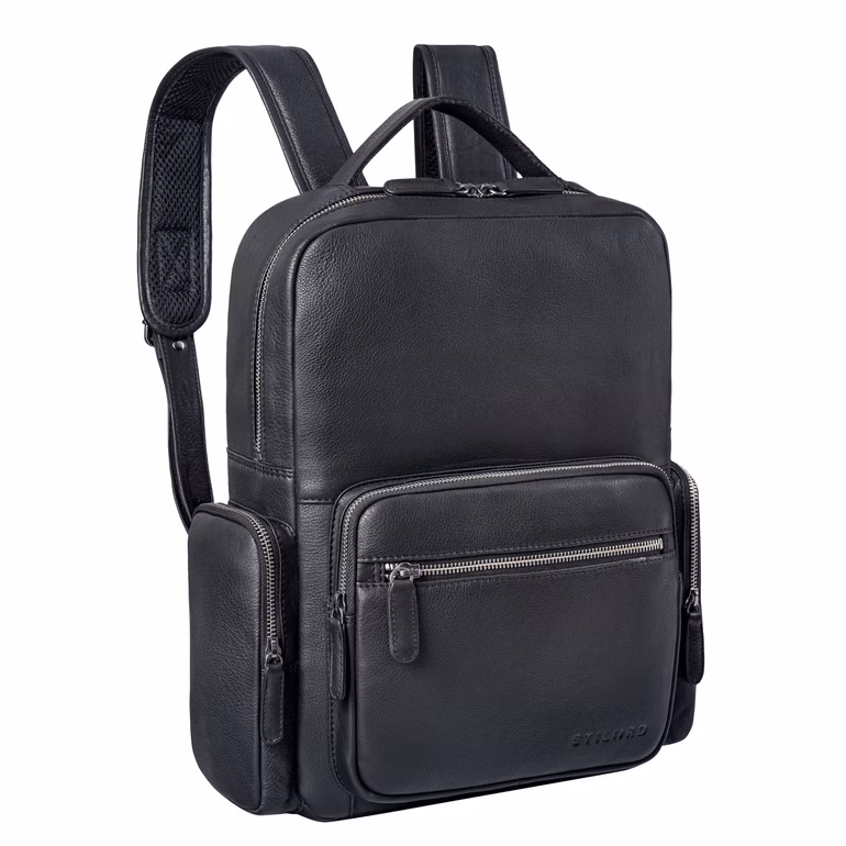 STILORD "Polino" Business batoh pánský kožený 15,6" notebook