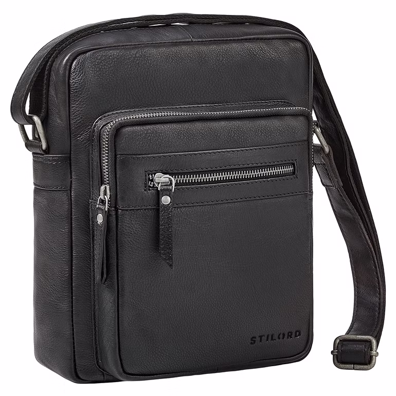 "Lyon" – Men's Small Leather Shoulder Bag