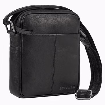 "Nilo" Elegant Small Leather Shoulder Bag Mens Crossbody Bag for 8.3-Inch Tablet