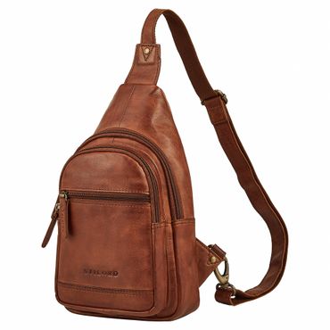 Torino Stijlvolle Sling Bag Heren Leer Crossbody Tablet 8,3 inch