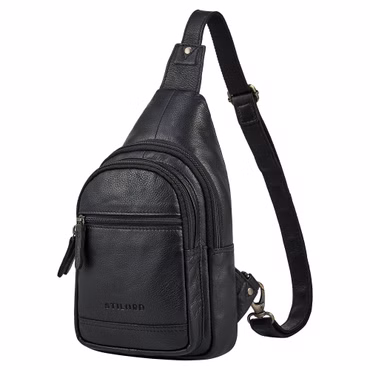 "Torino" Stylish Sling Bag Masculina em Couro Crossbody para Tablet 8,3 Polegadas "Torino" Stylish Sling Bag Masculina em Couro Crossbody para Tablet 8,3 Polegadas