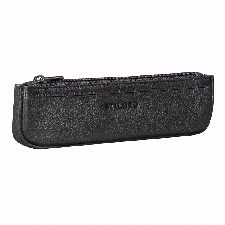 "Kane" Smalle Pennenetui van Leer met Ritssluiting voor Kantoor, School en Universiteit "Kane" Smalle Pennenetui van Leer met Ritssluiting voor Kantoor, School en Universiteit