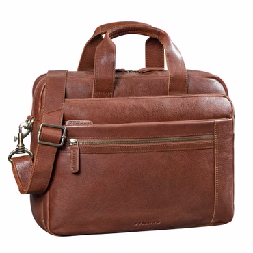 "Alberto" Bolsa de Couro Masculina para Laptop 15,6" Grande "Alberto" Bolsa de Couro Masculina para Laptop 15,6" Grande