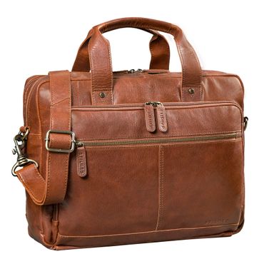 Ronan Pánská Business Aktovka z Kůže Dokumentová Taška A4 16 Palců