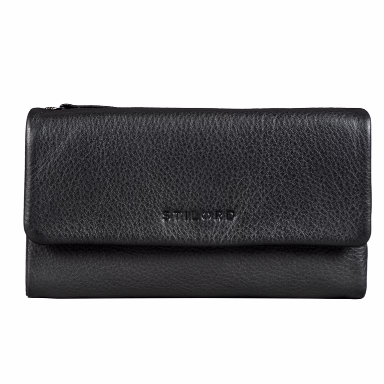 "Elara" Otevírací XL Dámská Peněženka Pravá Kůže – Otevírací, mnoho přihrádek na karty, ochrana RFID, velká přihrádka na mince "Elara" Otevírací XL Dámská Peněženka Pravá Kůže – Otevírací, mnoho přihrádek na karty, ochrana RFID, velká přihrádka na mince