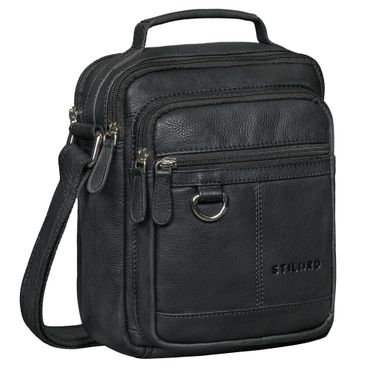 Jonas Kleine Leren Schoudertas Heren Met Handgreep voor 8 Inch Tablet