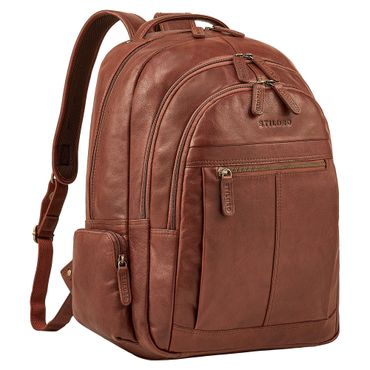 Alaric XL Pánský Kožený Business Batoh na Laptop 17