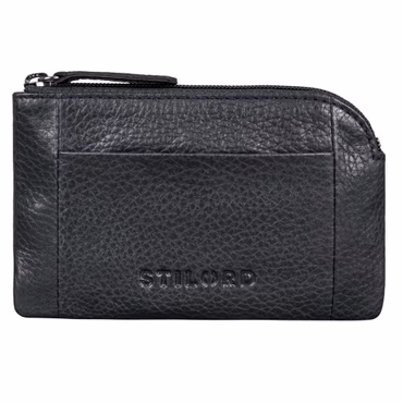 "Jannik" Leather Key Pouch with Coin Compartment "Jannik" Leather Key Pouch with Coin Compartment