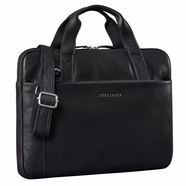 "Cornelius" Slim Vintage Leather Laptop Bag 15-16 Inch for Men