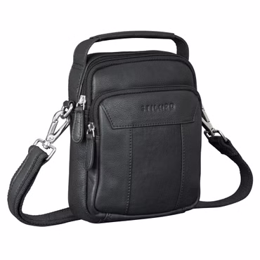 "Nomad" Men's Leather Crossbody Bag Small