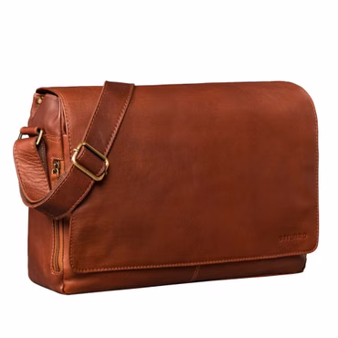 "Reinhold" Vintage Leather Messenger Bag Men for 15.6-16 Inch