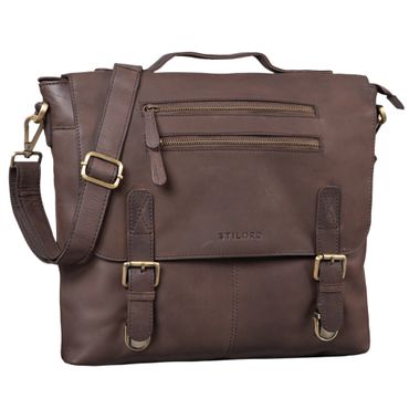 Louis Elegant zakendoekje leer