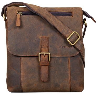 Matthias Pánská kožená taška přes rameno Vintage