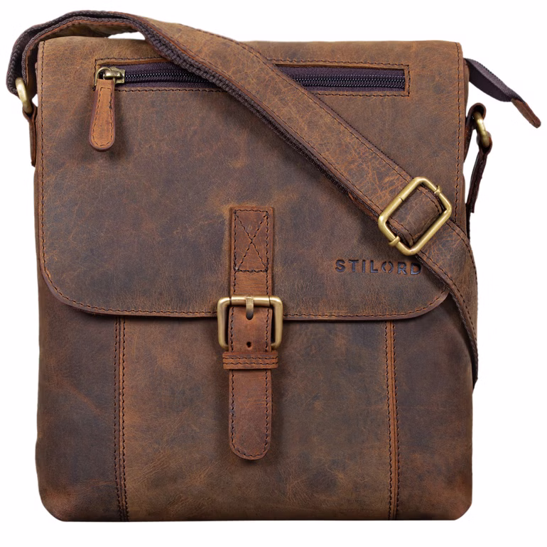 "Matthias" pánska taška cez rameno kožená vintage