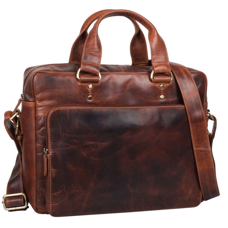 "Joshua" Vintage Business Bag Leather STILORD