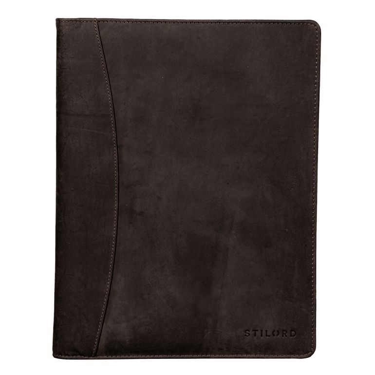 "Vincent" Vintage Conference Folder Leather