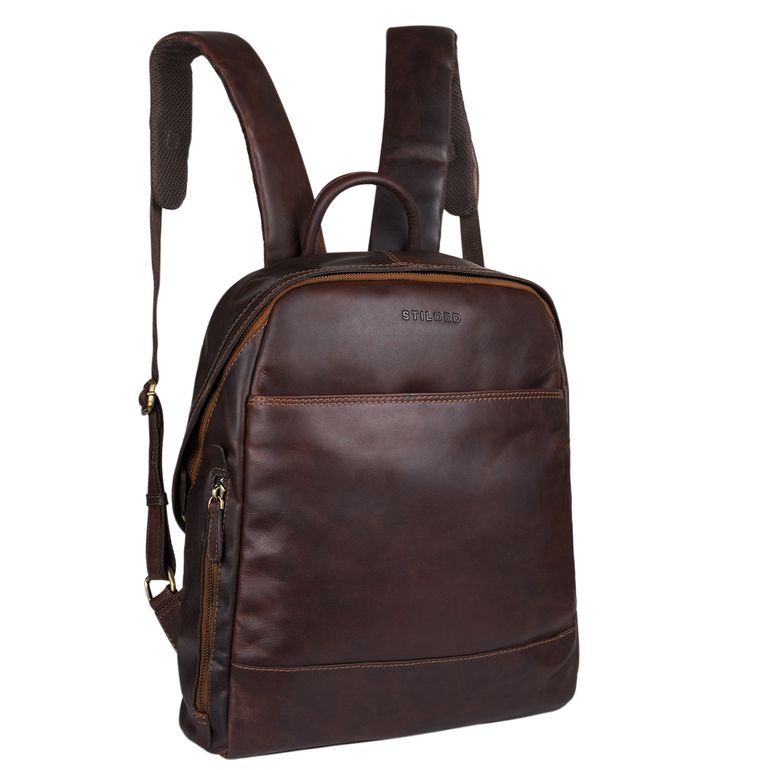 "Marco" Satchel Backpack Leather 15