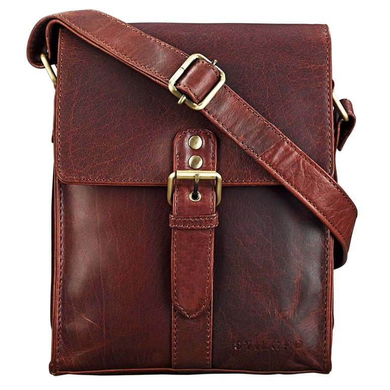 "Kilian" Vintage Messenger Bag Leather