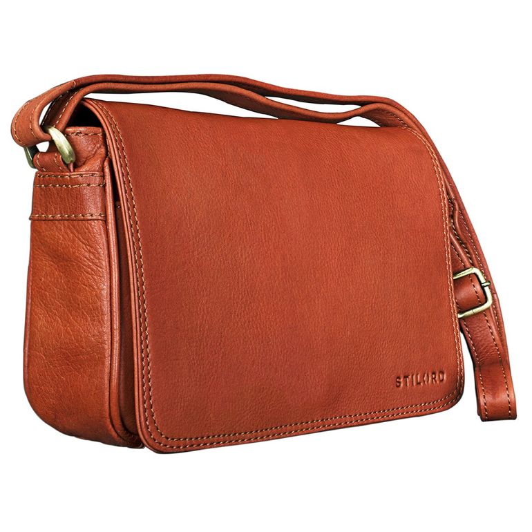 "Leana" Elegant Shoulder Bag small Leather