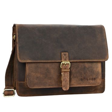 "Romeo" Small Leather Briefcase for Men