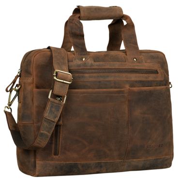 "Patrice" Leather Messenger Bag for Men