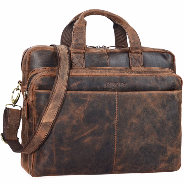 "Verus" Vintage Leather Bag Men