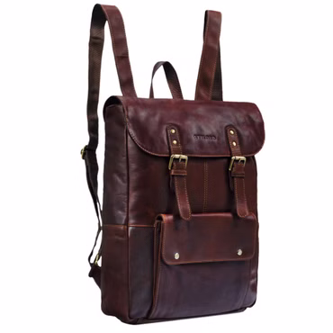 Mochila de Couro "Manila" Mochila Vintage Senhoras Homens 