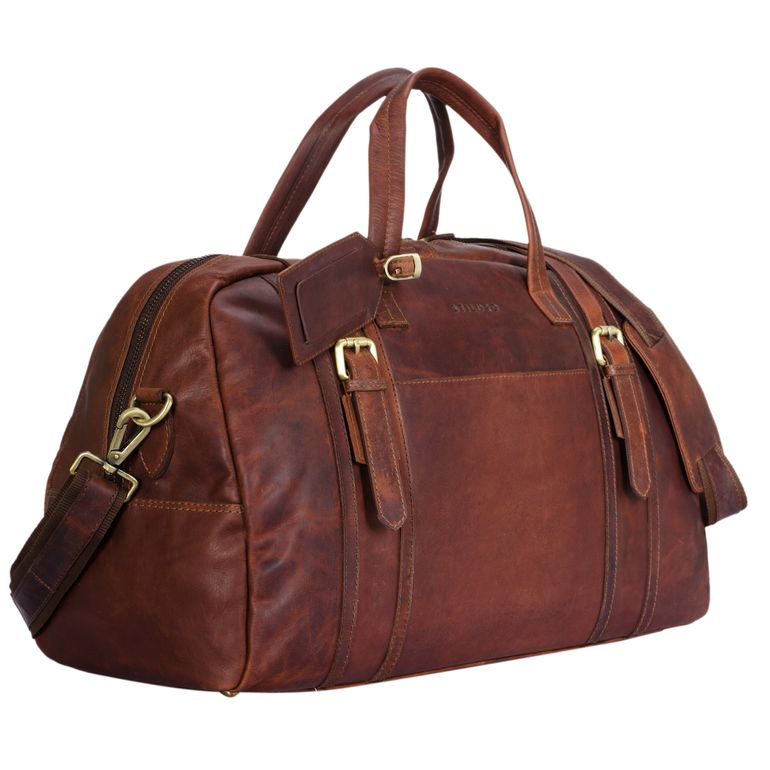 "Georgia" Big Travel Bag Vintage Leder