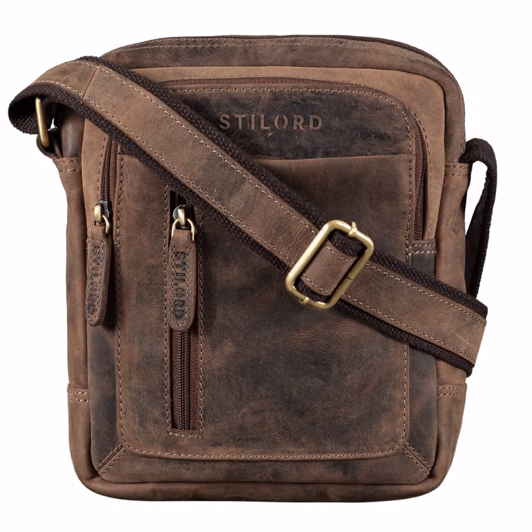 "Jamie" Men's Messenger Bag Leather "Jamie" Men's Messenger Bag Leather