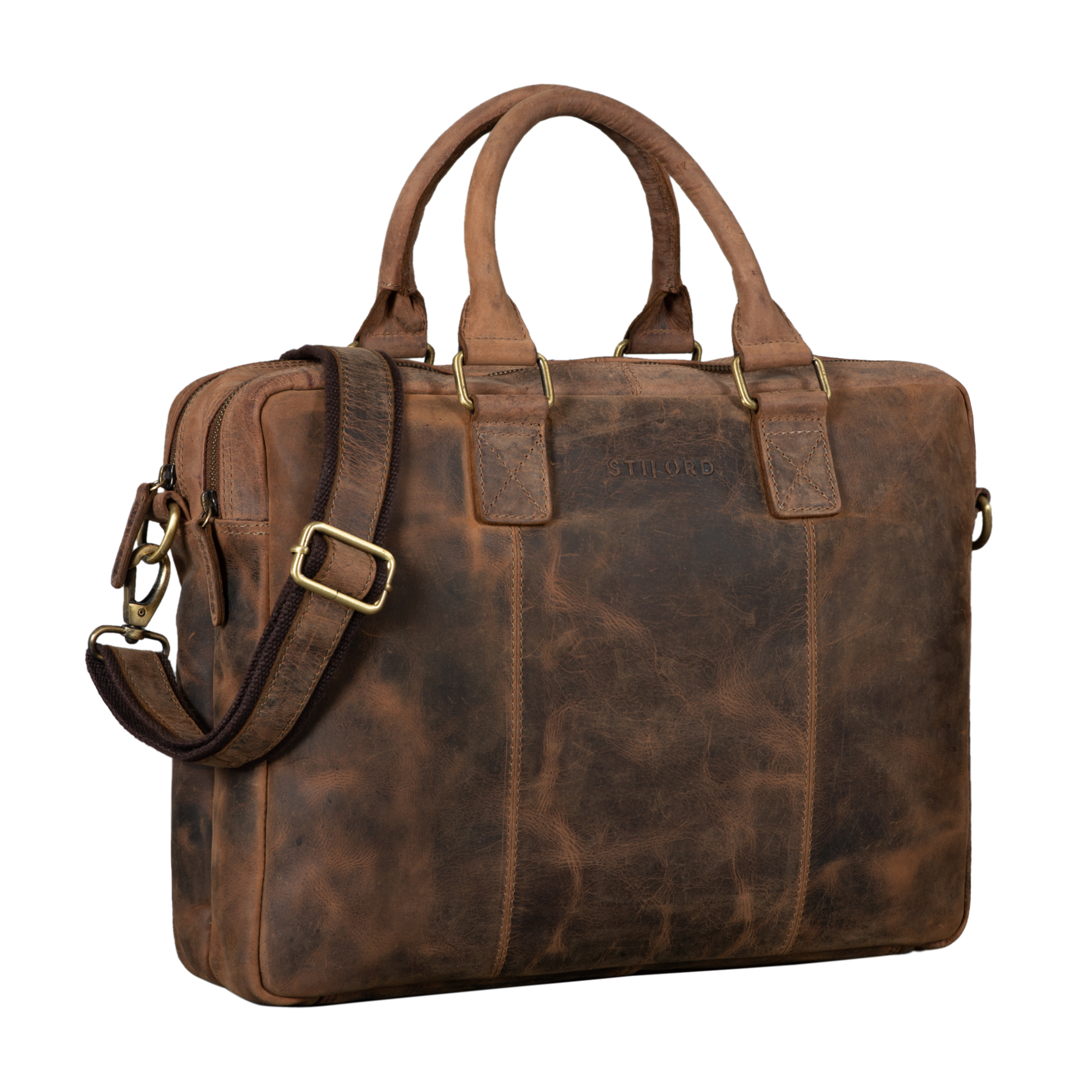 "Zacharias" Vintage Business Bag Leather STILORD