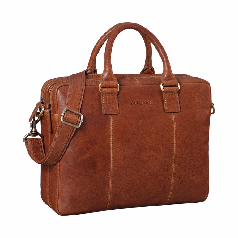 Pasta de Couro "Zacharias" Business Bag Leather Briefcase Pasta de Couro "Zacharias" Business Bag Leather Briefcase