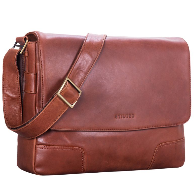 "Miro" Messenger Bag Leather Shoulder