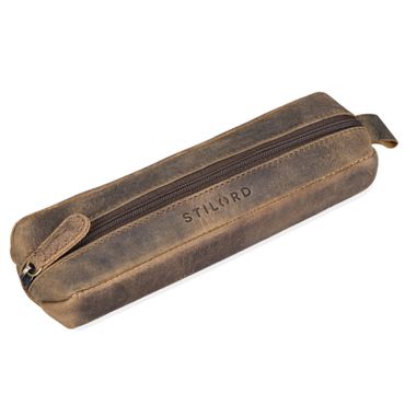 Quinn Pencil Case Vintage Leather