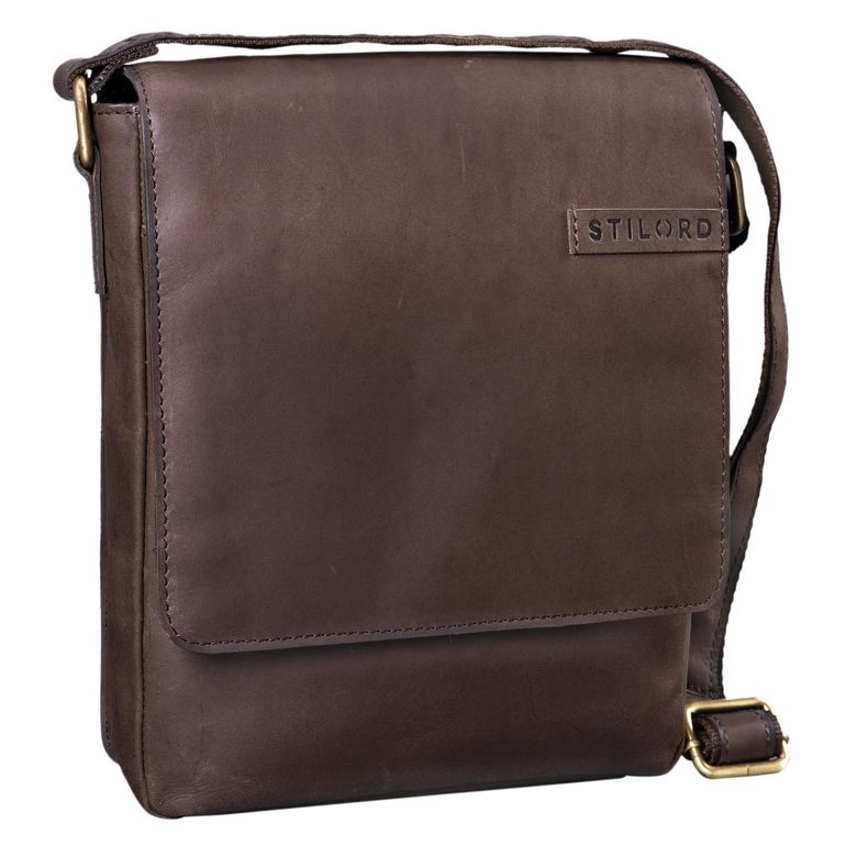 "Dario" Shoulder Bag Leather Men