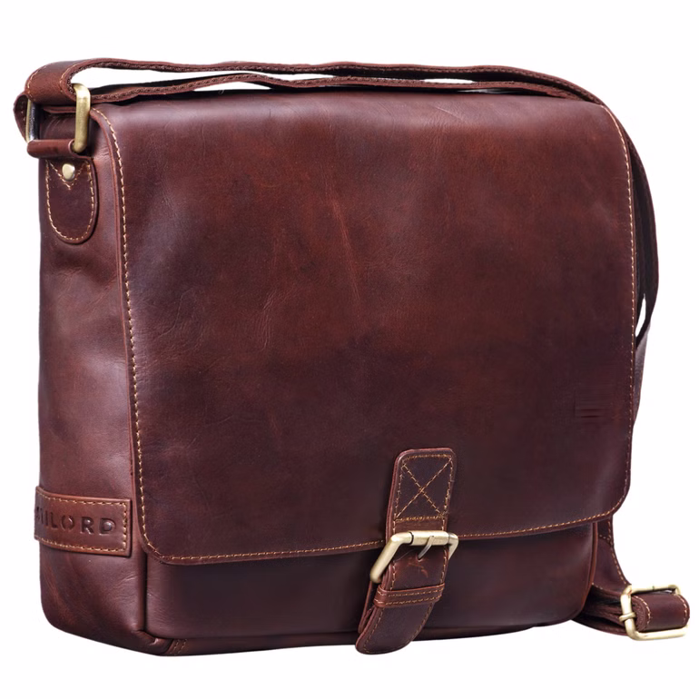 "Timo" vintage messenger taška kožená malá